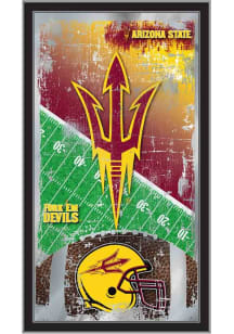 Arizona State Sun Devils Football Hanging Back Bar Mirror