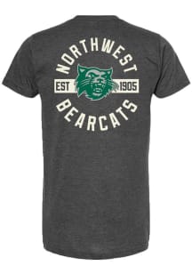 Summit Sportswear Northwest Missouri State Bearcats Grey Front Back Short Sleeve T Shirt