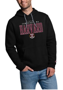 Harvard Crimson Mens Black Est.1636 Long Sleeve Hoodie