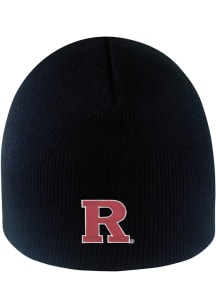 LogoFit Rutgers Scarlet Knights Black Everest Mens Knit Hat