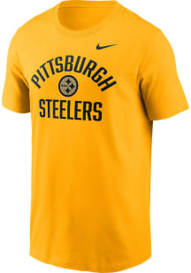 Nike Pittsburgh Steelers Gold Alt Logo Essential Short Sleeve T Shirt
