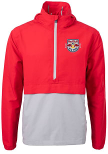 Cutter and Buck New York Red Bulls Mens Red Charter Eco Pullover Jackets