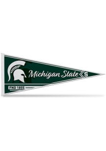 Michigan State Spartans Line Est. 12x30 Pennant - Green