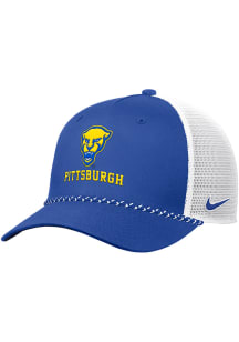 Nike Pitt Panthers Rise Rope Trucker Adjustable Hat - Blue
