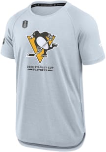 Pittsburgh Penguins Ash 2026 Playoff Participant Short Sleeve T Shirt