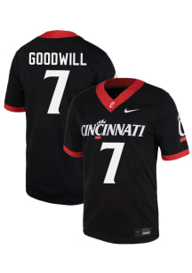 Tynean Goodwill  Nike Cincinnati Bearcats Black NIL Name And Number Football Jersey