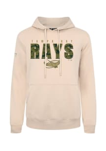 Levelwear Tampa Bay Rays Mens Tan Podium Protect Long Sleeve Hoodie