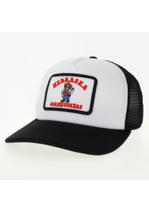 Nebraska Cornhuskers Laguna Trucker Adj Adjustable Hat - White