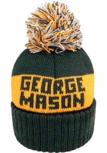 LogoFit George Mason University Dayschool Pom beanie Baby Knit Hat - Green