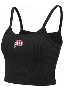 Utah Utes Womens Black Cami Tank Top