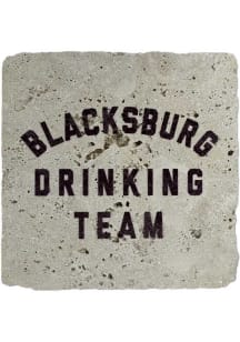 Blacksburg Drinking Team Coaster - White
