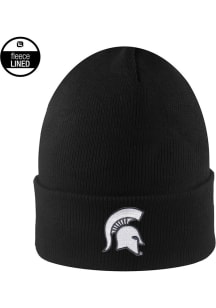 LogoFit Michigan State Spartans Black Southpole Mens Knit Hat