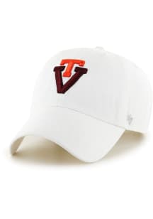 47 Virginia Tech Hokies Vault Clean Up Adjustable Hat - White