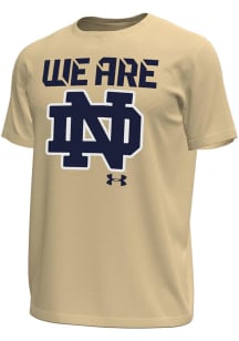 Under Armour Notre Dame Fighting Irish Gold We Are Short Sleeve T Shirt