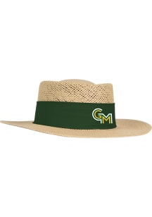 George Mason University Green Gambler Straw Hat Mens Bucket Hat