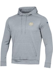Under Armour Notre Dame Fighting Irish Mens Ash Polyarmour Hood