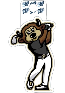 Colorado Buffaloes Juniors Golf Mascot Stickers - Black