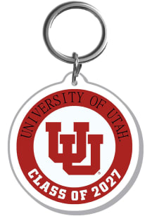 Utah Utes 2027 Acrylic Keychain - Red