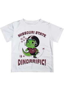 Vive La Fete Missouri State Bears Infant Dino-Riffic Short Sleeve T-Shirt White