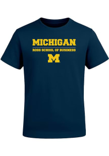 Michigan Wolverines Toddler Navy Blue Ross Business School Short Sleeve T-Shirt