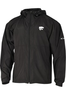 Columbia K-State Wildcats Mens Black Prodigy Light Weight Jacket