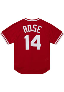 Pete Rose Cincinnati Reds Profile Batting Practice Jersey Big and Tall
