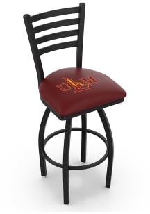 Louisiana-Monroe Warhawks High Back Swivel Pub Stool - Black