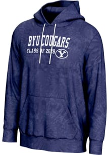 ProSphere BYU Cougars Mens Navy Blue Class of 2028 Long Sleeve Hoodie