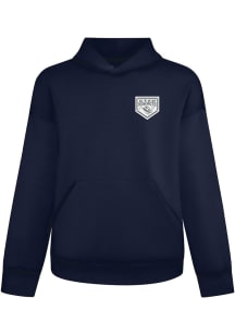 Levelwear Utah Mammoth Mens Navy Blue Luxe Signature Hoodie Paragon Fashion Hood