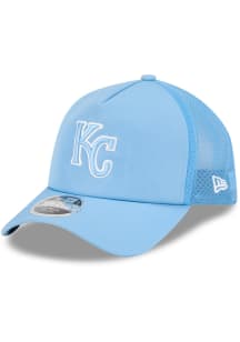 New Era Kansas City Royals 2026 Batting Practice 9FORTY Apex Adjustable Hat - Light Blue