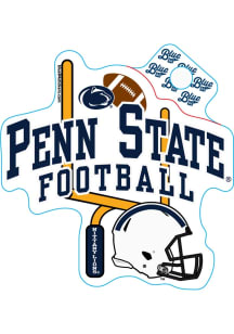 Penn State Nittany Lions Correlate Football Stickers - Navy Blue