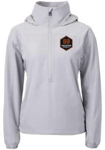 Cutter and Buck Houston Dynamo Womens Grey Charter Eco Pullover