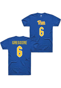 Sophia Gregoire Pitt Panthers Blue NIL Shirzees Short Sleeve Player T Shirt