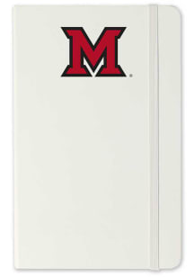 Miami RedHawks Top Center Logo Journals - White