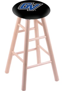 Grand Valley State Lakers Round Cushion Maple Pub Stool - Brown