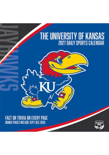 Kansas Jayhawks 2027 Daily Boxed Calendar