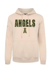 Levelwear Los Angeles Angels Mens Brown Podium Protect Long Sleeve Hoodie