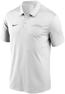 Nike Iowa State Cyclones Mens White Cyclones Script Short Sleeve Polo