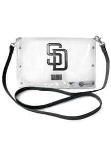 San Diego Padres White Clear Envelope Clear Bag