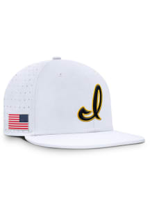 Nike Iowa Hawkeyes Mens White Dugout 2 Tone True Aero Bill Fitted Hat