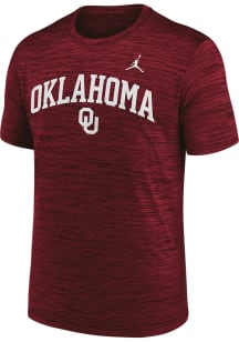 Nike Oklahoma Sooners Crimson Arch Logo Short Sleeve T Shirt