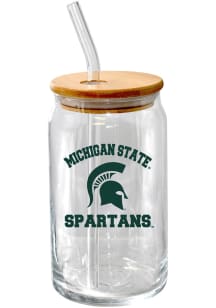 Michigan State Spartans 16oz Pint Glass - Green