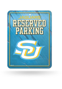Southern University Jaguars Primary Metal Parking Sign - Silver