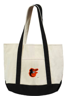 Baltimore Orioles White Canvas Tote