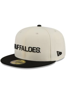 New Era Colorado Buffaloes Mens Ivory 2T Stitch 59FIFTY Fitted Hat