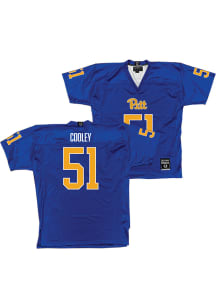 Jiavani Cooley   Pitt Panthers Blue NIL Blue Football Jersey