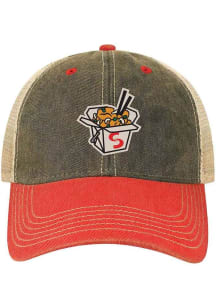 Springfield Cardinals Old Favorite Meshback Adjustable Hat - Black