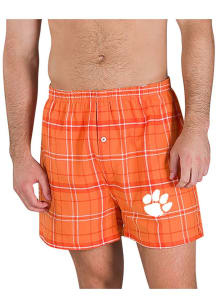 Concepts Sport Clemson Tigers Mens Orange Ultimate Boxer Shorts