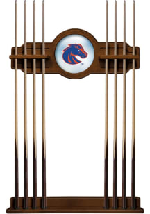 Boise State Broncos Solid Wood Cue Rack Pool Table