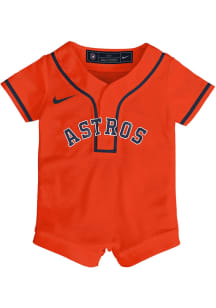 Nike Houston Astros Baby Navy Blue Alt Replica Romper Jersey Baseball Jersey